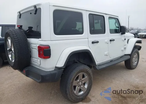 2019 Jeep Wrangler Unlimited Sahara из США, поврежденный, VIN 1C4HJXEG7KW637790